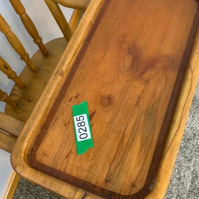 Antique Wood High Chair