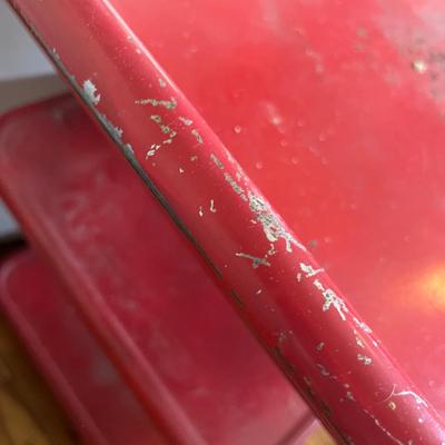 Lot 263 Red kitchen cart
