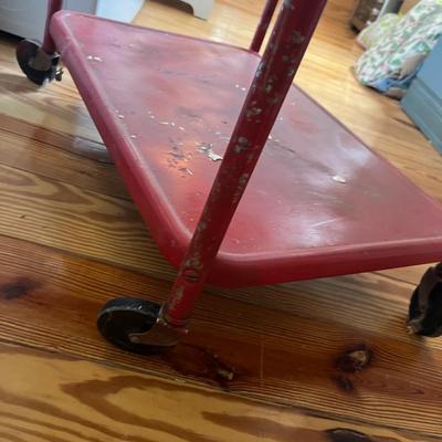 Lot 263 Red kitchen cart