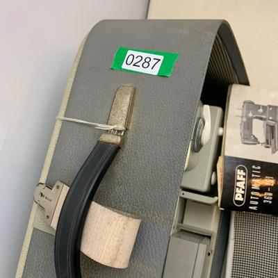Pfaff Sewing Machine In Case w/ Manual