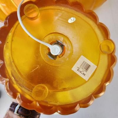3 Pumpkin Accent lamps