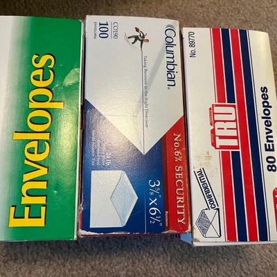 Assorted envelopes