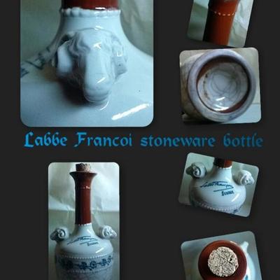 antique stoneware bottle