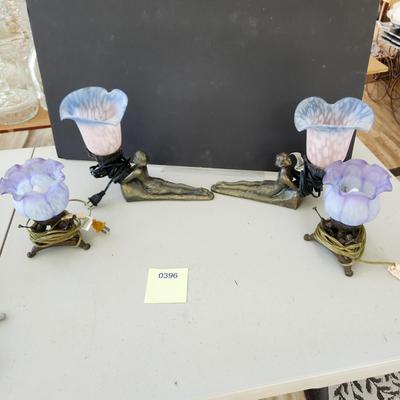 lot of 4 Accent Table Lamps