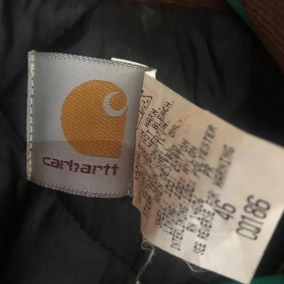 Carhart jacket and bib pants