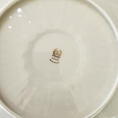 Lot of 7 Lenox USA China Serving Dishes Symphony Sculptured, Keepsake 12"