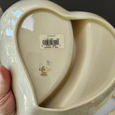 Lot of 7 Lenox USA China Serving Dishes Symphony Sculptured, Keepsake 12"