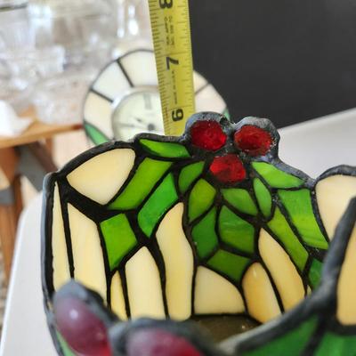 Lot of 11 Stained Glass Accent Table Lamps Lights Wine Bucket, Fish, Chicks, Frog ++