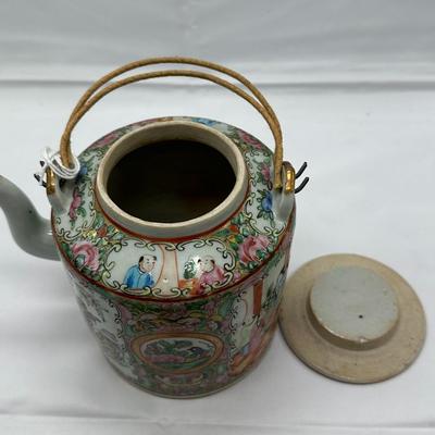 Chinese Famillial Rose Teapot