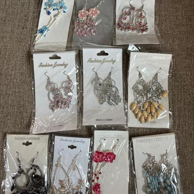 10 pairs earrings