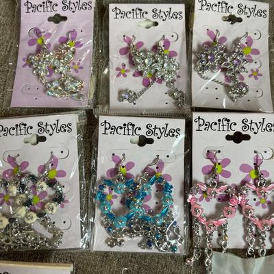 12 prs Pierced earrings