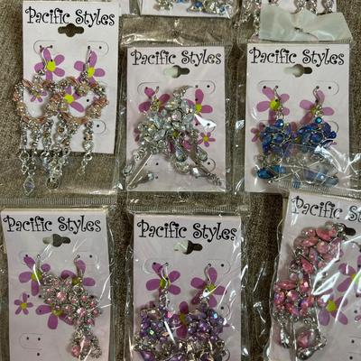 12 prs Pierced earrings