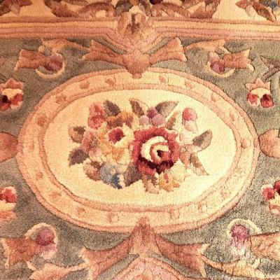 Lot #220 Oval Area Rug - traditional style