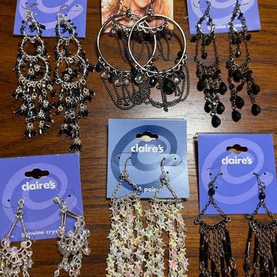 9 prs pierced earrings