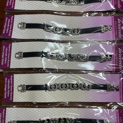 Magnetic closure bracelets (5)