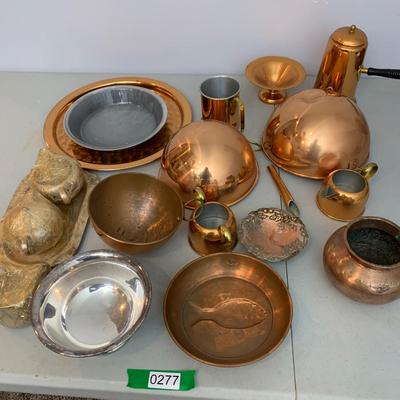 Copper, Brass & Silver-plate Lot
