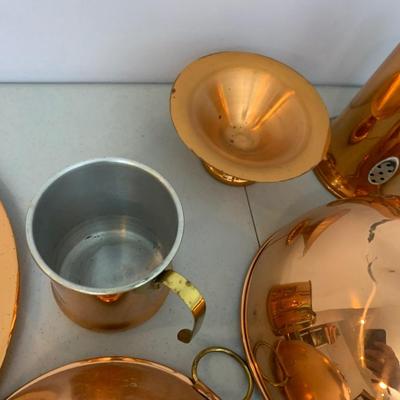 Copper, Brass & Silver-plate Lot