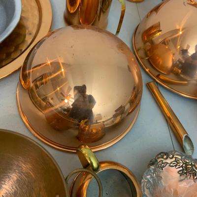 Copper, Brass & Silver-plate Lot
