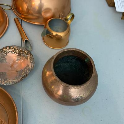 Copper, Brass & Silver-plate Lot