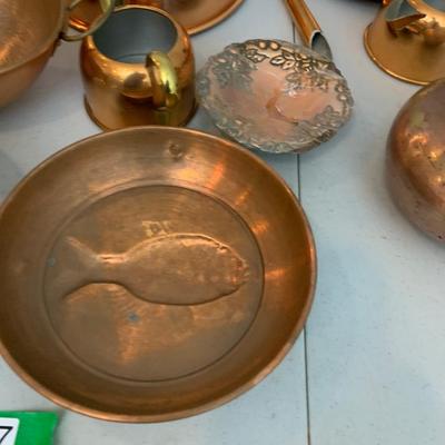 Copper, Brass & Silver-plate Lot