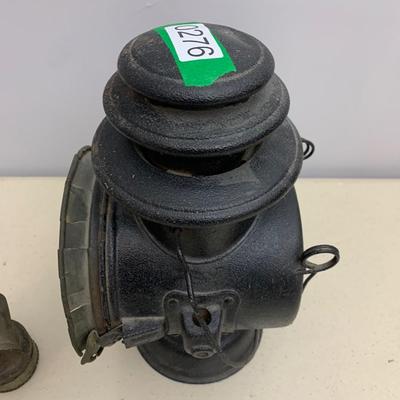 Large Dietz Lantern & Small Mining Lamp