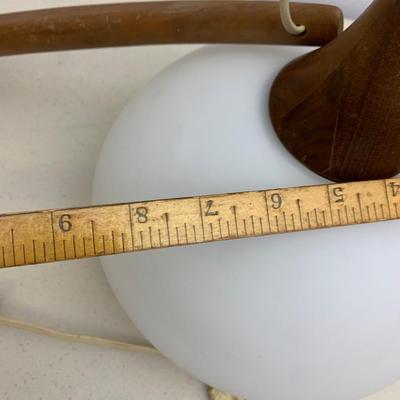MCM Wall Mount Teak Arm Lamp