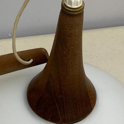 MCM Wall Mount Teak Arm Lamp