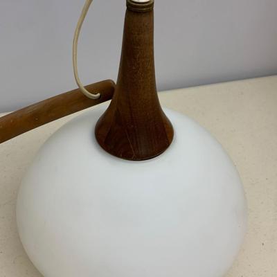MCM Wall Mount Teak Arm Lamp