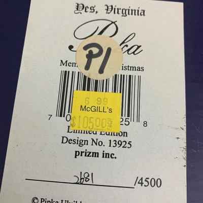 Pipka Memories Of Christmas Santa W/Original Box