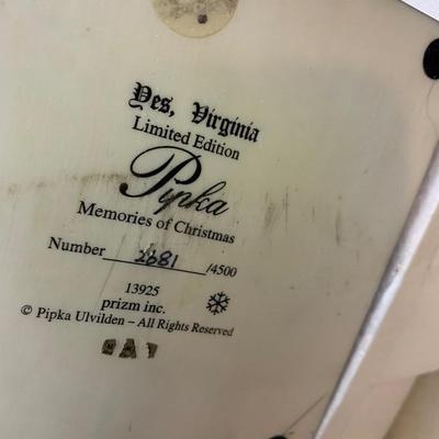 Pipka Memories Of Christmas Santa W/Original Box