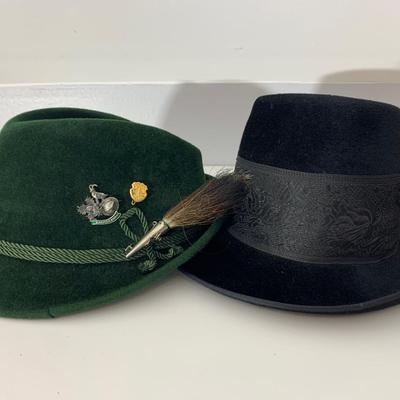 Two Vintage German Hats