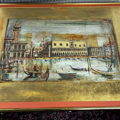 Venice Art Print Framed