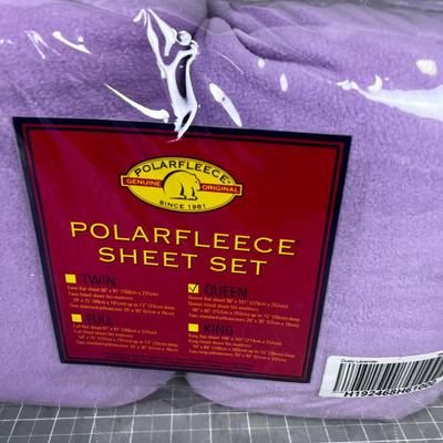 New Polarfleece Queen Size NEW Sheet Set 