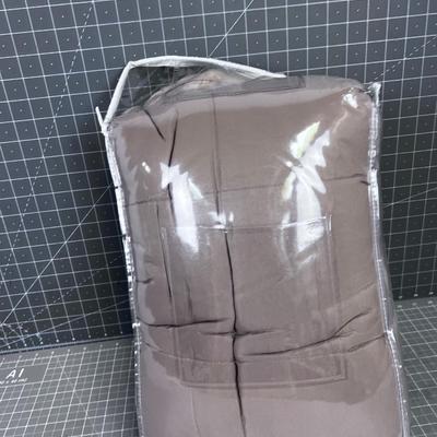 Taupe Micro Fiber Ploy Fill Blanket Queen Size