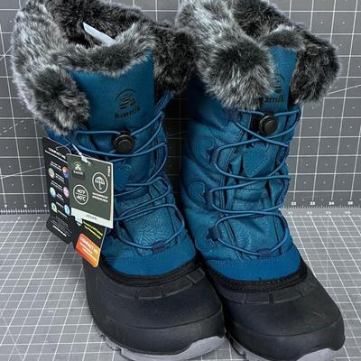NEW with Tag KAMIK NEW Boots Ladies Turquoise, Vegan   