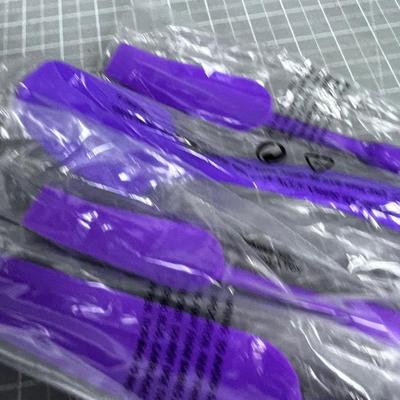(6) NEW Scrapper type Purple Kitchen Prep Utensils. 