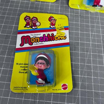The Original Monchhichi Figurines, NEW ON THE CARD