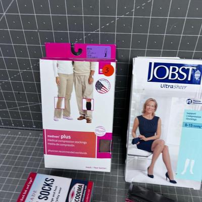 7 Packages of Compression Socks 
