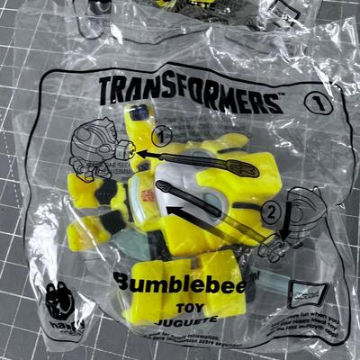 (4) Transformer Happy Meal Prizes 