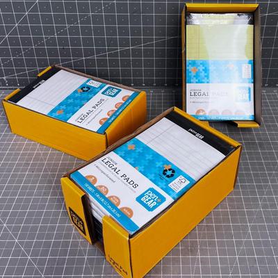 Junior Legal Pads, White and Yellow NEW (45 Total!)