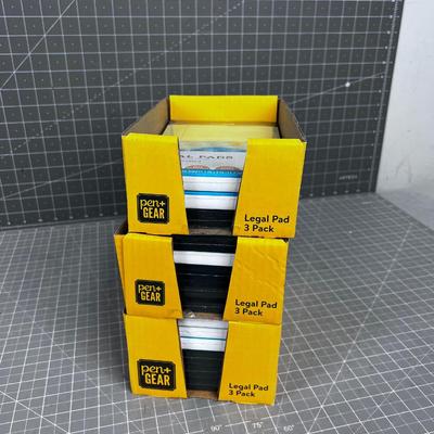 Junior Legal Pads, White and Yellow NEW (45 Total!)