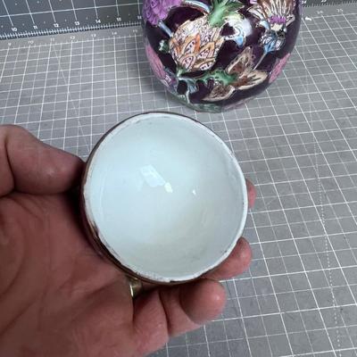 Asian Jar with Lid 