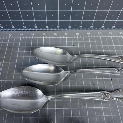 Partial Set of Old Company Silver Plated Flatware