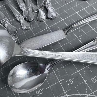 Partial Set of Old Company Silver Plated Flatware