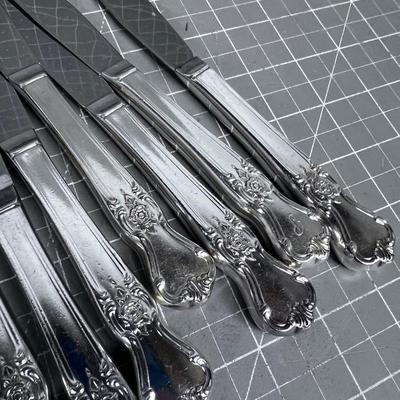 Partial Set of Old Company Silver Plated Flatware
