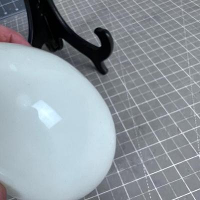Antique Glass Easter Egg