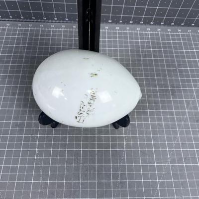 Antique Glass Easter Egg
