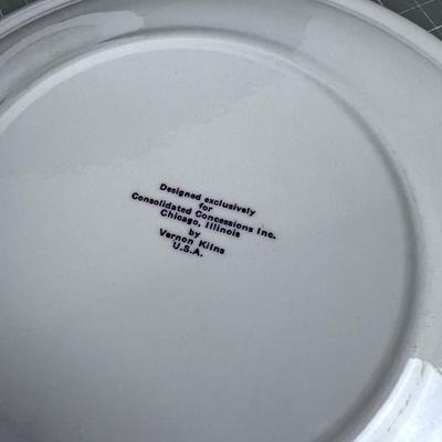 2 Antique Souvenir  Plates 