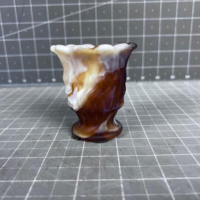 Carmel Colored Slag Glass VOTIVE