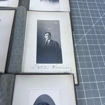 (15) Dated 1909 Antique Cabinet Cards of School Photos 